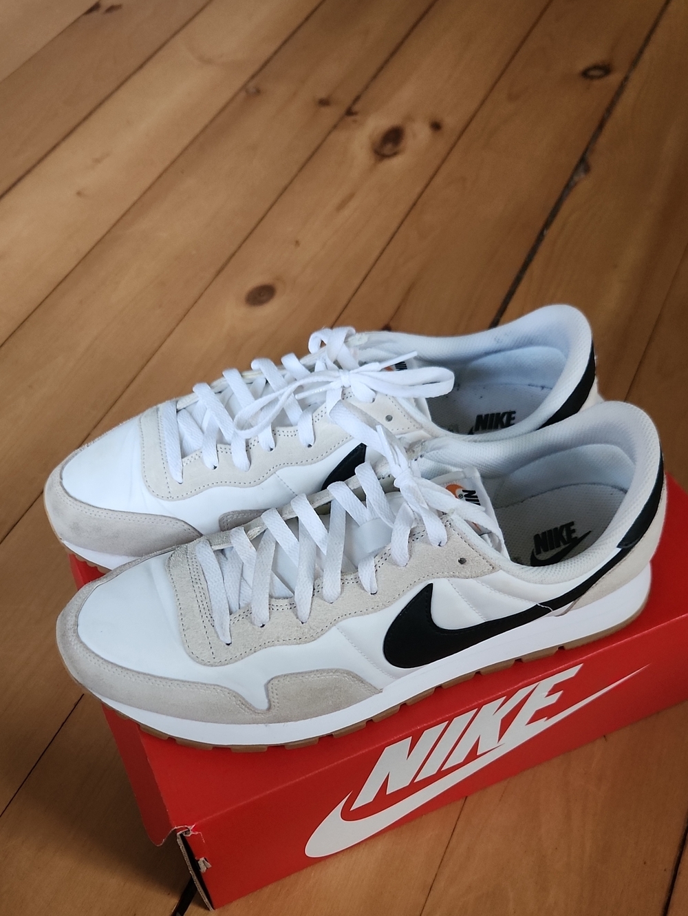 Nike Air Pegasus 83 White Gum White/Black/Gum Light Brown DH8229-101 Men's